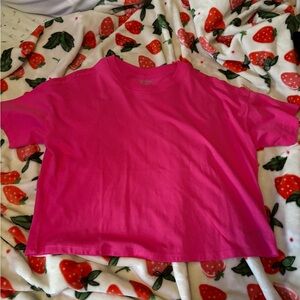 NWT Calvin Klein Crop Tee